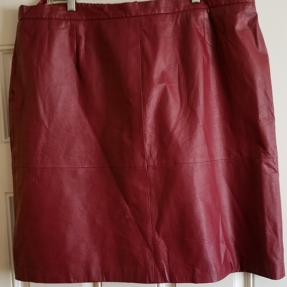 Terry Lewis Classic Luxuries Dresses & Skirts - 💎  100% leather skirt. Size 24P